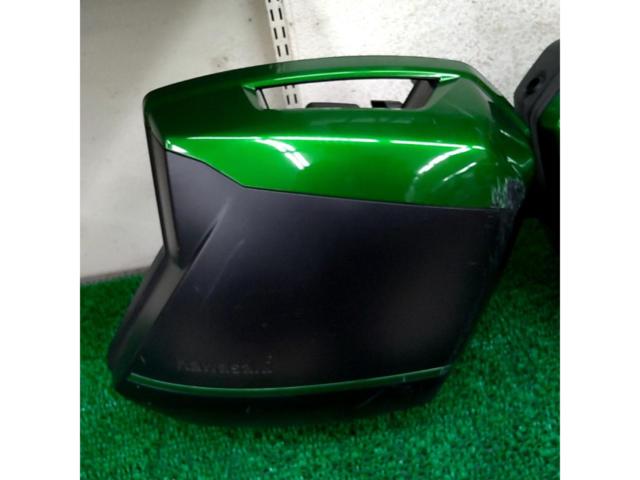 【KAWASAKI】純正OPパニアケース左右セット キー無し