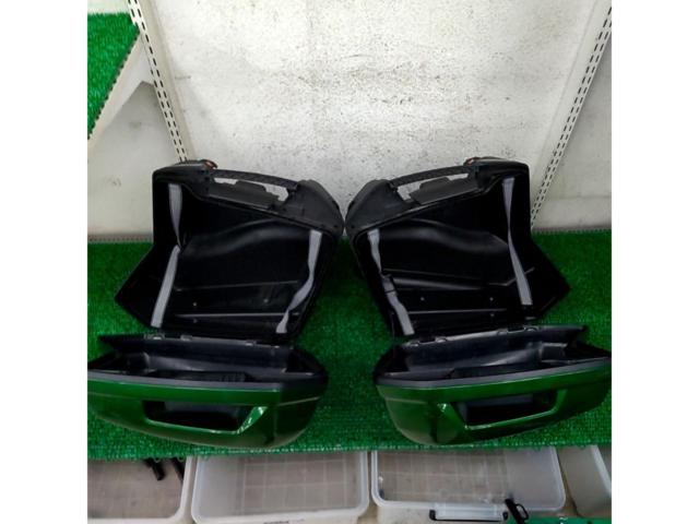 【KAWASAKI】純正OPパニアケース左右セット キー無し