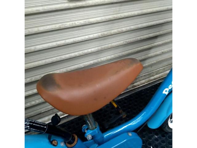 【PEOPLE】14インチ シングルギア 手押し棒付き キッズサイクル ブルー