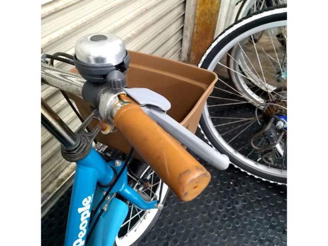 【PEOPLE】14インチ シングルギア 手押し棒付き キッズサイクル ブルー