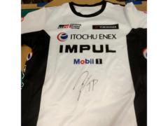【サイズ:S】2024年 ITOCHU ENEX TEAM IMPUL チームオフィシャルTシャツ ※テオ・プルシェールのサイン入り!
