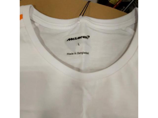 【サイズ:L】2018年 マクラーレンF1チーム MCL33 チーム公式Tシャツ #2 ストフェル・ヴァンドーン ※サイン入り (McLaren 18 SV TEE)