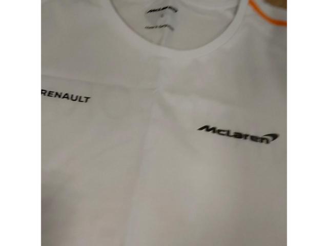 【サイズ:L】2018年 マクラーレンF1チーム MCL33 チーム公式Tシャツ #2 ストフェル・ヴァンドーン ※サイン入り (McLaren 18 SV TEE)