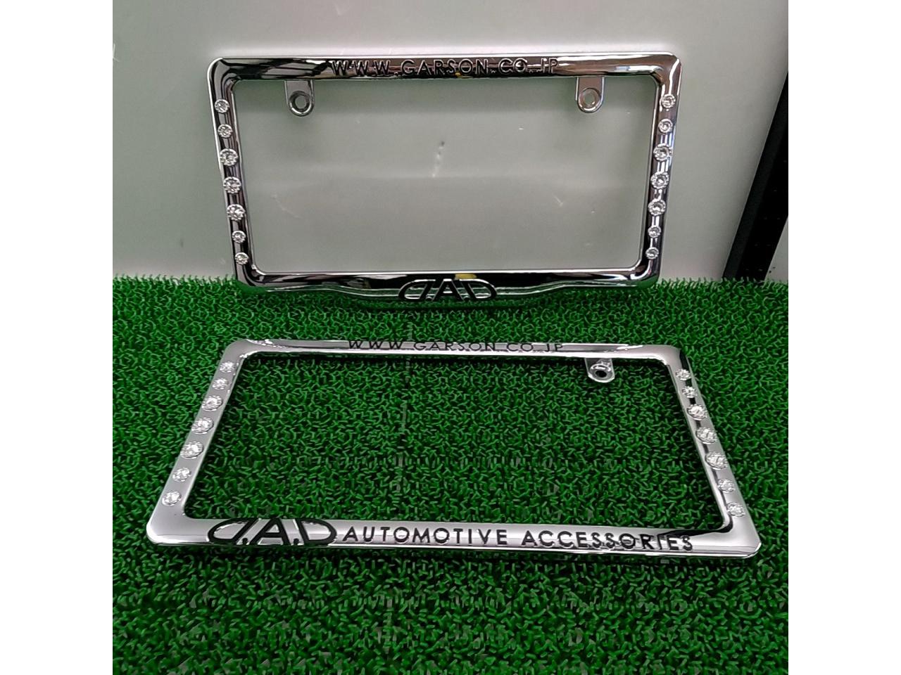 GARSOND.A.D. Crystal
License Frame II
Front / rear set
Chrome/Crystal
