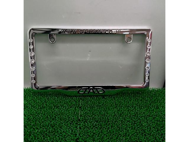GARSOND.A.D. Crystal
License Frame II
Front / rear set
Chrome/Crystal
