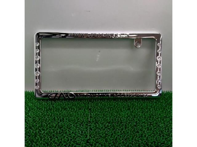 GARSOND.A.D. Crystal
License Frame II
Front / rear set
Chrome/Crystal