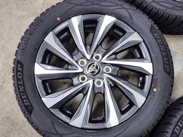 トヨタ ヴォクシー  90系 S-Zグレード 純正ホイール + ［オールシーズン］ DUNLOP(ダンロップ) SYNCHRO WEATHER 205/55R17 95V XL