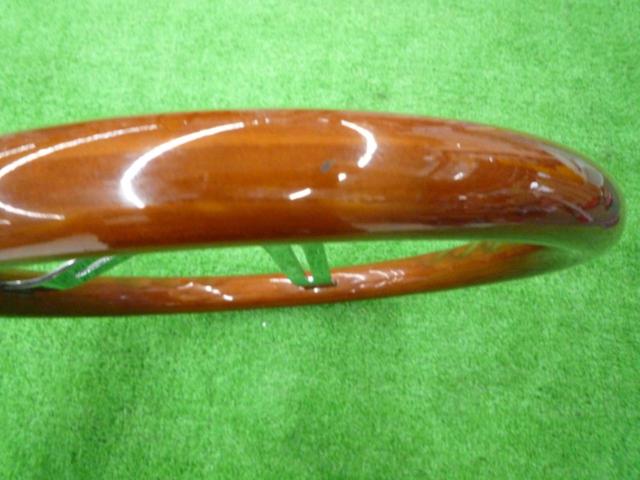 メーカー不明 ウッドステアリング  33Φ
