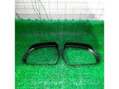 ワケアリ【メーカー不明】カーボン調ドアミラーバイザー(バックミラーカバー)