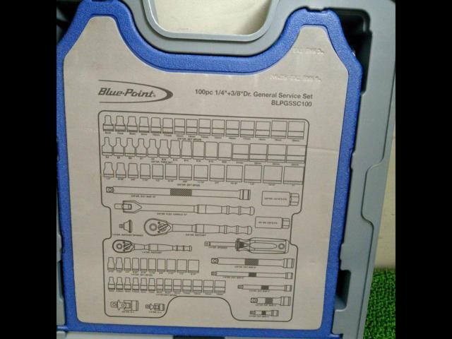 【Blue-Point(ブルーポイント】BLPGSSC100 ジェネラル サービス セット 100PC 1/4-3/8 Dr