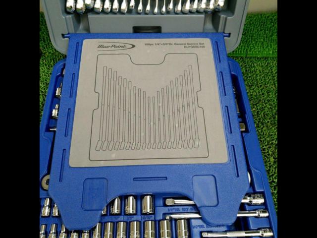 【Blue-Point(ブルーポイント】BLPGSSC100 ジェネラル サービス セット 100PC 1/4-3/8 Dr