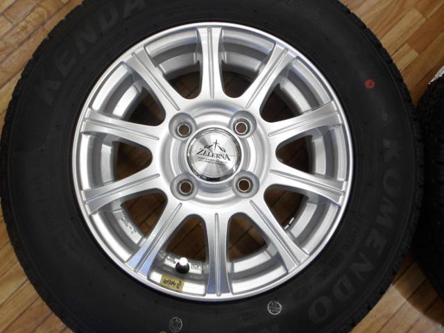 ☆バランス調整済み☆  ZELERANA 10本スポークホイール   + KENDA(ケンダ) KR33 145/80R12 80/78N(145R12 6PR TL)