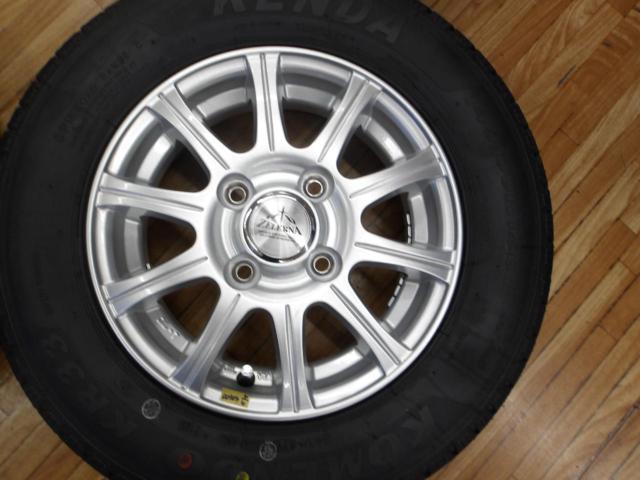 ☆バランス調整済み☆  ZELERANA 10本スポークホイール   + KENDA(ケンダ) KR33 145/80R12 80/78N(145R12 6PR TL)
