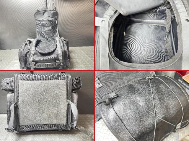 【MOTO FIZZ】ミニフィールドバッグ ブラック 【MFK-100】 19～27L