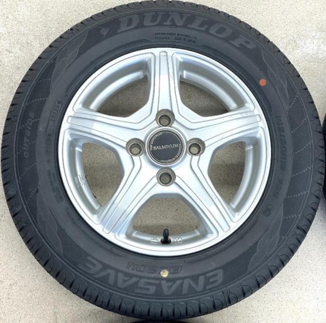 BALMINUM   + DUNLOP(ダンロップ) ENASAVE EC204 145/80R13 2025年製 4本セット