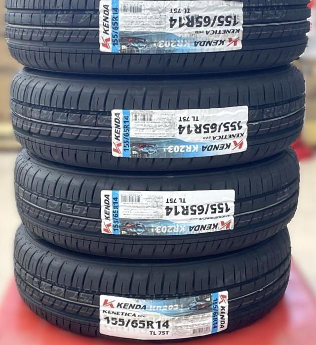 Unused tires + used aluminum wheel set
BALMINUM
+
KENDA (Kenda)
KR 203
155 / 65R14
75T
Made in 2026
4 pieces set