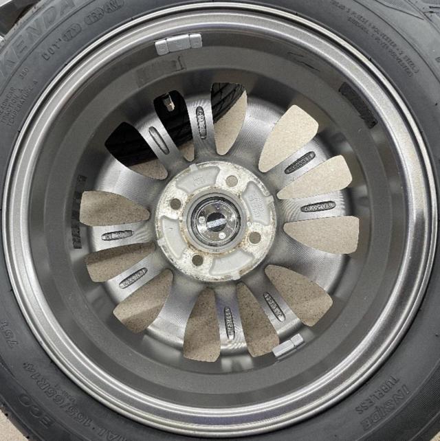 【未使用タイヤ+中古アルミホイールセット】 TOPY SIBILLA NEXT W-5  + KENDA(ケンダ) KR203 155/65R14 75T 2026年製 4本セット