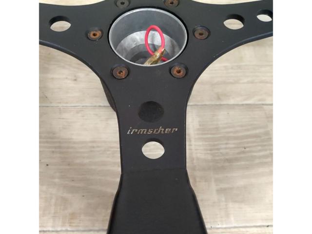 Raid irmuscher レザーステアリング 全長約340mm