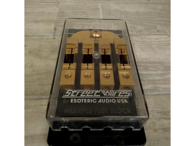 3 ESOTERIC AUDIO ヒューズブロック 1→4 ヒューズ別売りです。