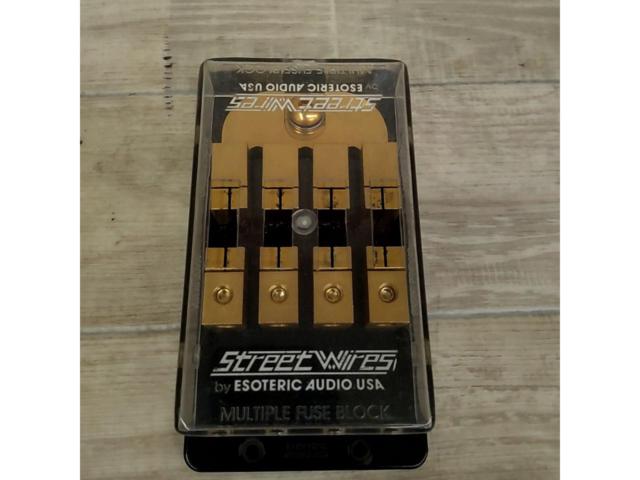 3 ESOTERIC AUDIO ヒューズブロック 1→4 ヒューズ別売りです。