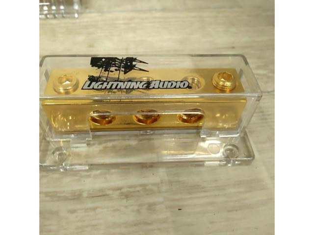 6 LIGHTNING AUDIO アースブロック 8ホール