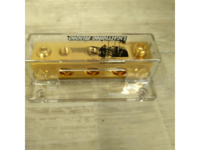 7 LIGHTNING AUDIO アースブロック 8ホール