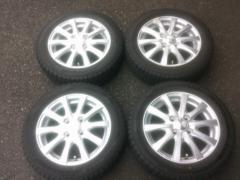 weds ravrion RS01 + GOODYEAR ICE NAVI8 155/65-14 Z10041