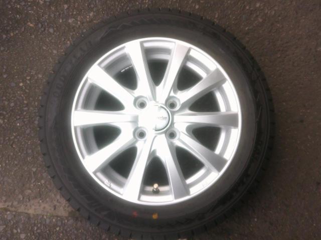 weds ravrion RS01 + GOODYEAR ICE NAVI8 155/65-14 Z10041