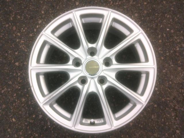 【平座ナット専用】BRIDGESTONE ECO FORME SE-15 16インチホイール 4本セット Z10042