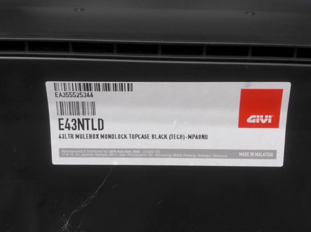 GIVI E43NTLD トップケース 43L Z10064