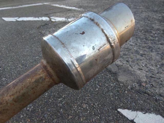 Unknown Manufacturer
Bullet-shaped stainless steel muffler