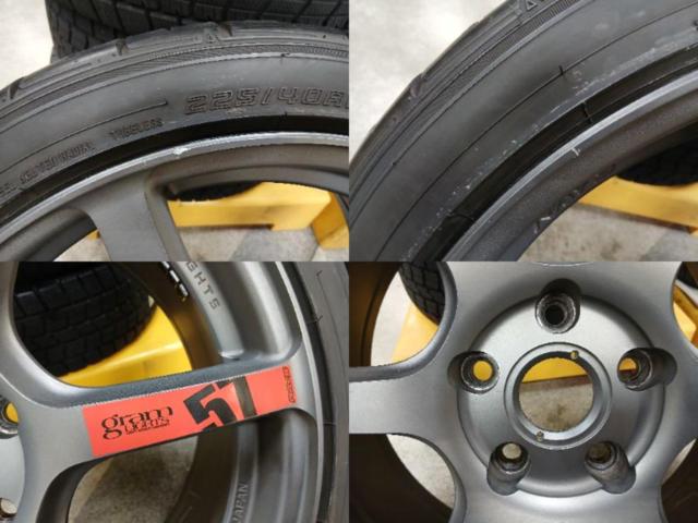 RAYS GRAM LIGHTS 57C6 + DUNLOP DIREZZA DZ102