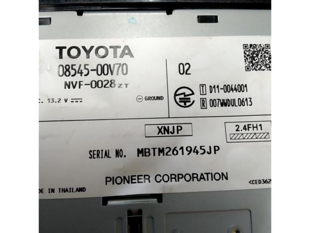 トヨタ純正 NSCP-W62 2012年モデル 2012年地図データ
