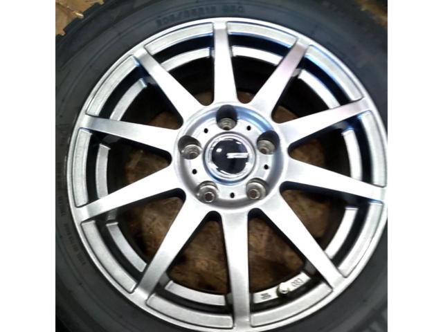 Ti WHEELS 10本スポークホイール+DUNLOP WINTERMAXX WM02