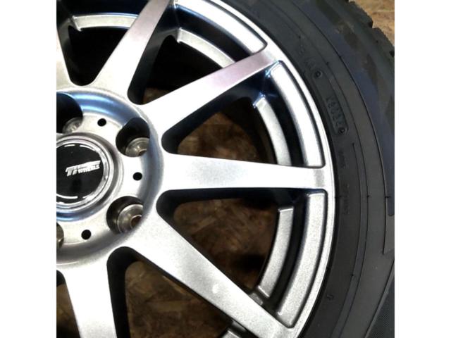 Ti WHEELS 10本スポークホイール+DUNLOP WINTERMAXX WM02