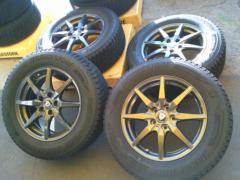 【BRIDGESTONE】225/65R17 + 【Lehrmeister(レアマイスター)】 ESTROSA EST-8S