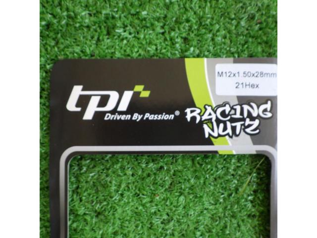 【未使用】tpiレーシング シルバー軽量ホイールロックナット 20個セット 【M12xP1.5x28mmx21HEX】