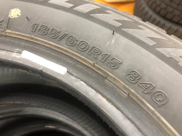BRIDGESTONE BLIZZAK VRX3 185/60R15