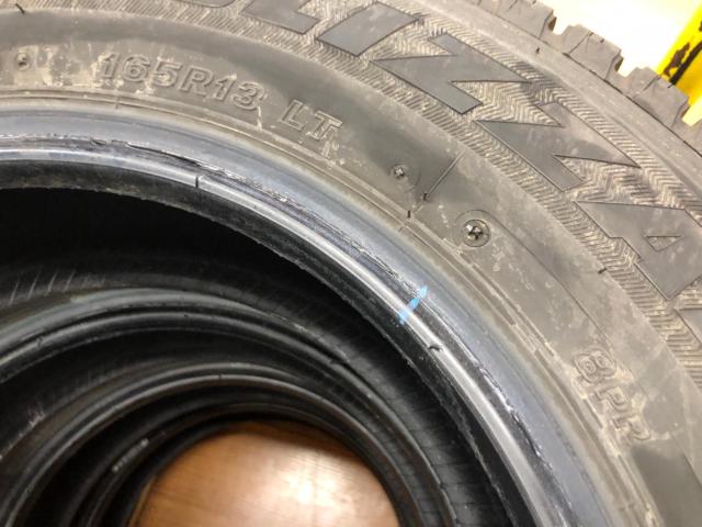 BRIDGESTONE BLIZZAK VL1 165R13 LT 8PR
