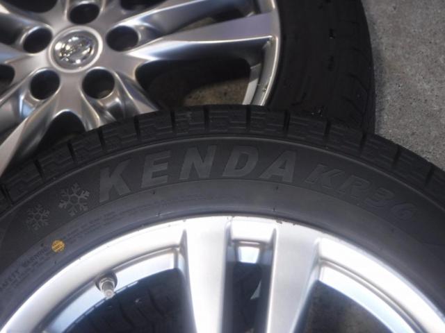 6【日産純正】エルグランド E52前期純正アルミホイール+【KENDA】ICETEC NEO