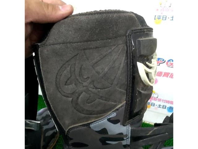 【ライダース/サイズEU43 】 BERIK トライアルブーツ BLACK CAMO
