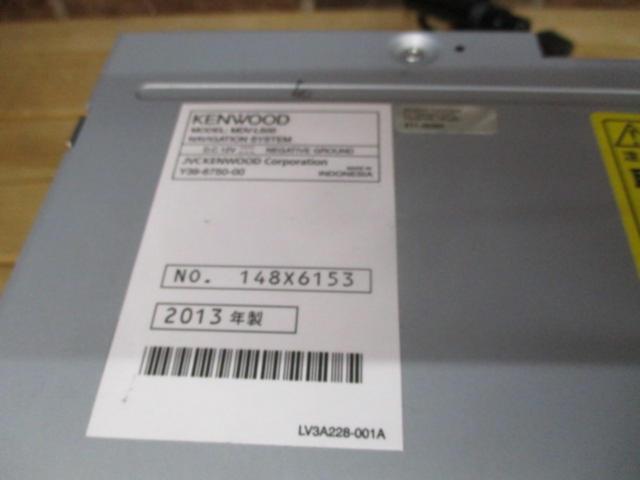 【KENWOOD】MDV-L500【2013年モデル】 フルセグTV/DVD/CD/USB/SD