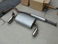 Toyota genuine muffler + mid-pipe