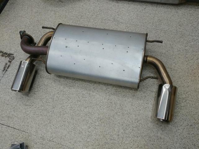 Toyota genuine muffler + mid-pipe