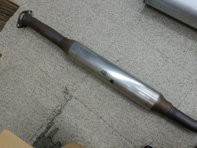 Toyota genuine muffler + mid-pipe