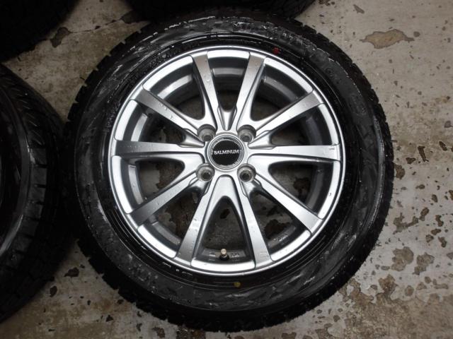 2【BRIDGESTONE(ブリヂストン)】BALMINUM(バルミナ) 10本スポークホイール+【YOKOHAMA】iceGUARD iG70