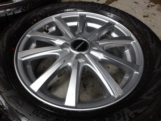 2【BRIDGESTONE(ブリヂストン)】BALMINUM(バルミナ) 10本スポークホイール+【YOKOHAMA】iceGUARD iG70