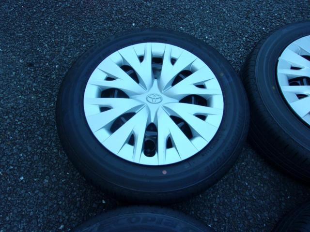 【トヨタ純正】 ヤリス純正スチールホイール+【BRIDGESTONE】ECOPIA EP150