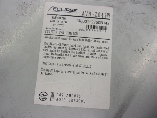 【ECLIPSE】 AVN-Z04iW
