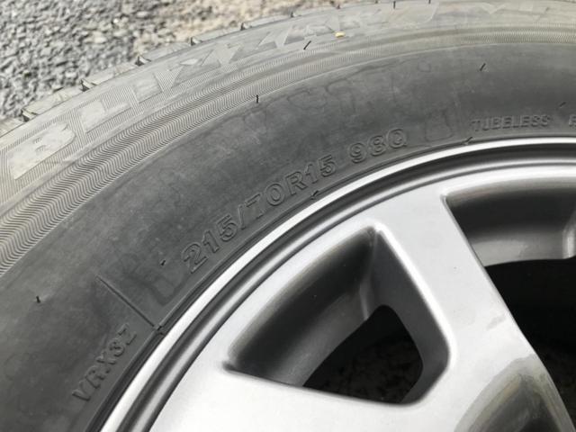 スズキ (SUZUKI) ジムニーシエラ (JB74W) 純正ホイール + BRIDGESTONE BLIZZAK VRX3 215/70R15 98Q